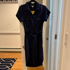 NWT Navy Blue Shirt Dress